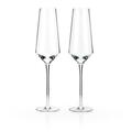 True Brands Raye Crystal Champagne Flutes By Viski - 8 oz., 2PK 4530